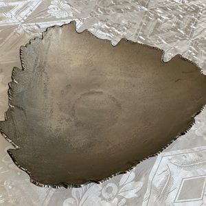 NWOT metal serving dish